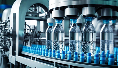 Fixed cost of setting up a drinking water production line